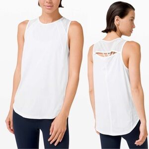 Lululemon White Sculpt Tank Top